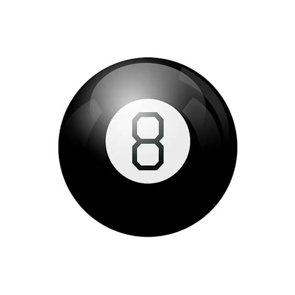 Magic 8 Ball Toy & Game,Fortune Teller, Ask Questions, Reveal Answers, Ideal Gift for vänner och nöje