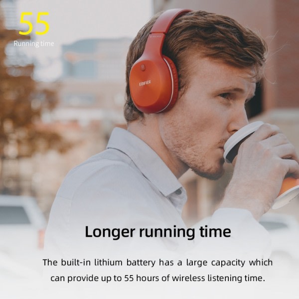W800BT PLUS Bluetooth Headset Trådløse Hovedtelefoner Bluetooth 5.1 Op til 55 timer