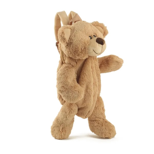 40 cm børn sød plys legetøj dejlig tegnefilm brun bjørn rygsæk kawaii skole taske