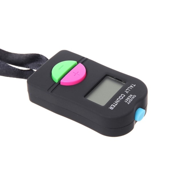 Digital Hand Tally Counter Elektronisk Manuell Clicker Golf Gym Hand Held Räknare