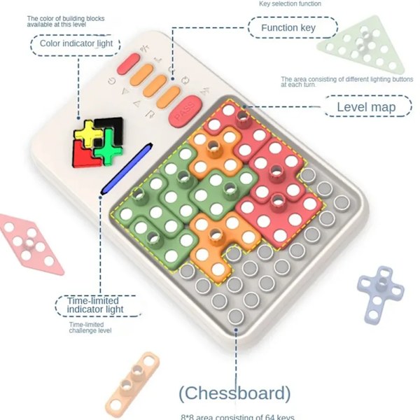 Super Block Smart Jigsaw Spel 1000+ Levelled UP Umaningar Brain Teaser Pussel