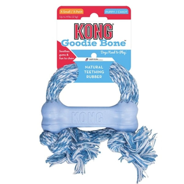 Valp Goodie Bein med Tau - Banner Gummi Tenner Rengjøring Hund Leke