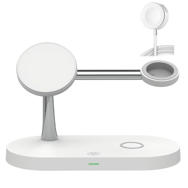 3 i 1 Magnetisk Trådløs lader Ladestasjon