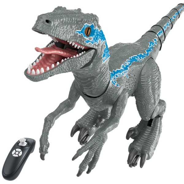 2,4G RC Dinosaur Intelligent Raptor  Fjernbetjening Betjening Jurassic Dinosaur Legetøj Elektrisk Gående Dyr  Legetøj Til Børn