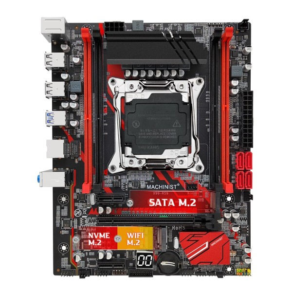 X99 RS9 X99 Bundkort Support Xeon E5 V3 V4 LGA 2011-3 CPU Processor DDR4 RAM