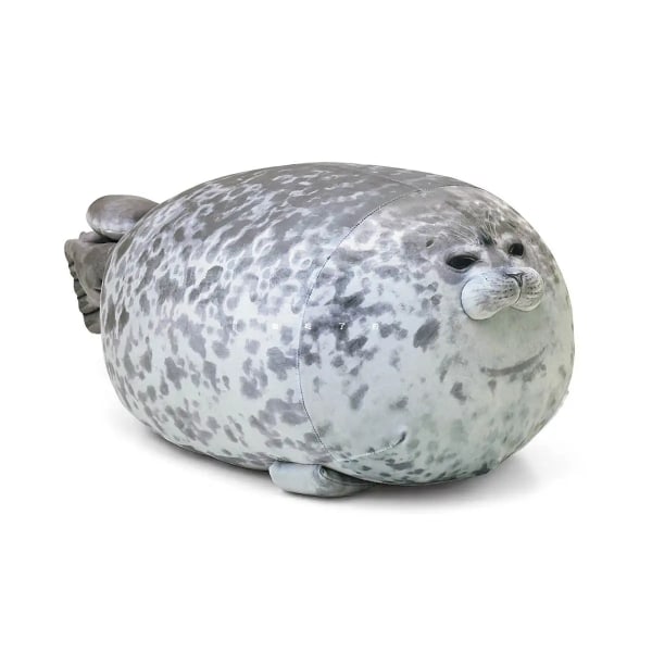 40 cm Angry Blob Seal Pude Chubby 3D Novelty Sea Lion Doll Plysh Fylt Legetøj