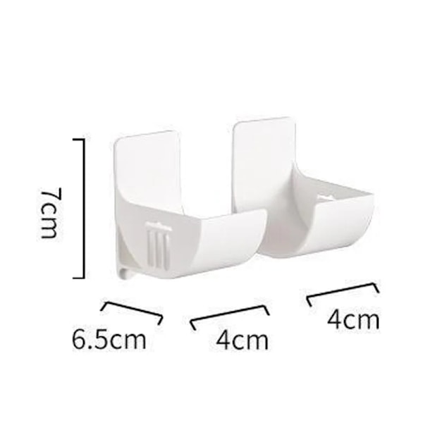 Bästa kvalitet 4 delar Kök Bad Vägg Monte Plast Poly Skräp Avfall påse Rulle hållare Dispenser Färskhet Film Rull Förvaring ställ