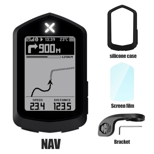 GPS Cykel Computer Trådløs Cykling Speedometer Road Cykel MTB Vandtæt Bluetooth ANT+ Cadence Speed