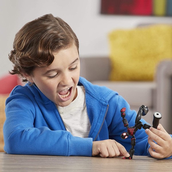 Spiderman Figur for Child Over 3 Marvel Bend and Flex Miles Morales Action Figure Toy