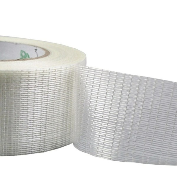 Superstark enkelsidig nötningsbeständig korsrandig glasfiber hög viskositet förstärkt tejp