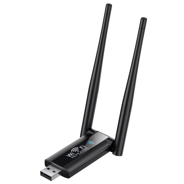 2,4G 300Mbps Trådløs USB WiFi Repeater Extender WiFi Signal Forsterker Booster Langekkevidde Wi-Fi Ruter Hjem Nettverk Utvidelse