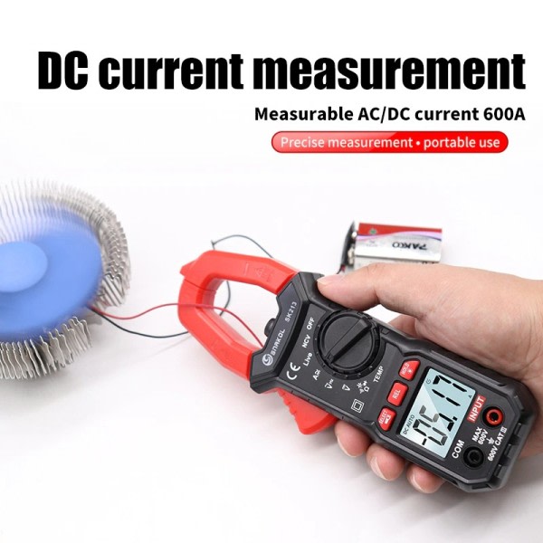 Digital Clamp Meter 600A Current True RMS Smart Tang amperemeter