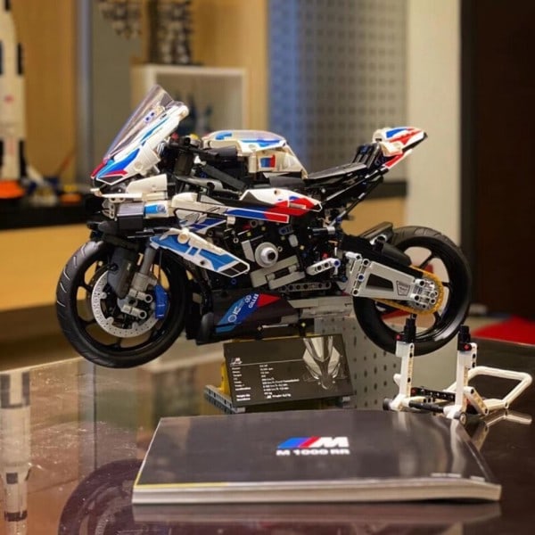 Teknisk Motorcykel Modell M1000RR 42130 Byggnad Block Leksak Speed Motorcykel Fordon