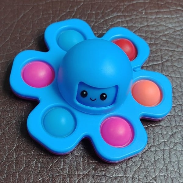 Antistress Push Bubbles Fidget Spinner Legetøj til Voksne Børn Børn Lettelse Stress Finger Spinner Legetøj