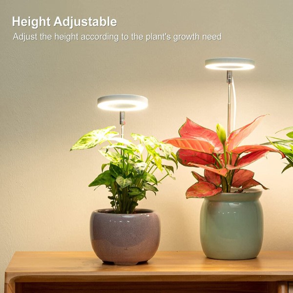 LED Full Spektrum Innendørs Plante Lampe 4 Dimbar Lysstyrke Plante Grow Light