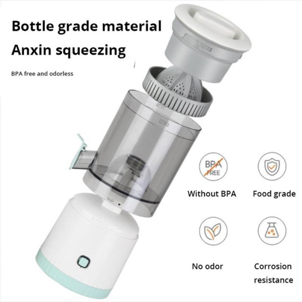 Bærbar usb automatisk juicer liten multifunksjonell juice rester separasjon og lading