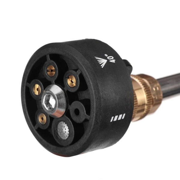 6i1 Spray Dyse Til Bilvask Maskin Multifunktion 1/4tommer Quick Connect Stik 3000PSI Høj tryk Bil vasker