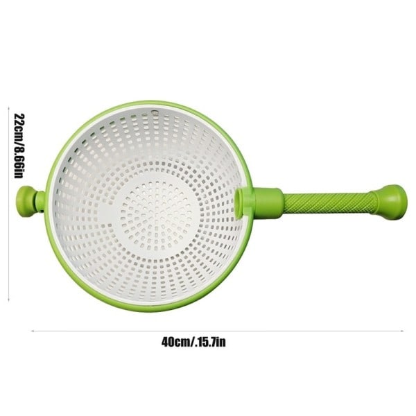 Hopfällbar Sallad Spinner Grönsak Frukt Dränare