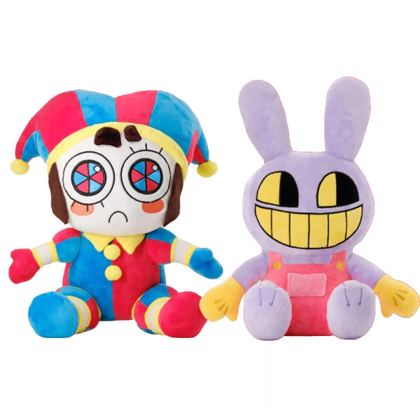 The Amazing Digital Circus Anime Cartoon Plush Pomni Jax Plush doll Toy Theater Kanin Doll Goddeser leksaker