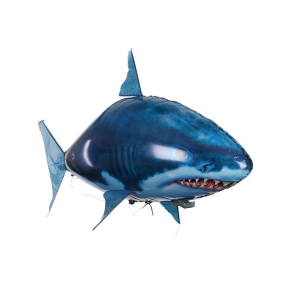 Fjernkontroll Kontroll Shark Leker Luft Svømming RC Dyr Radio Fly Ballonger Klovn Fisk Dyr