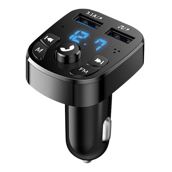 12-24V Auto Bluetooth FM lähetin 87,5-108 Mhz ääni auto Mp3 soitin 5V lähtö USB auto auto pikalataus