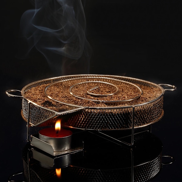 Kall Rök Generator Träkol Grill Runda nät