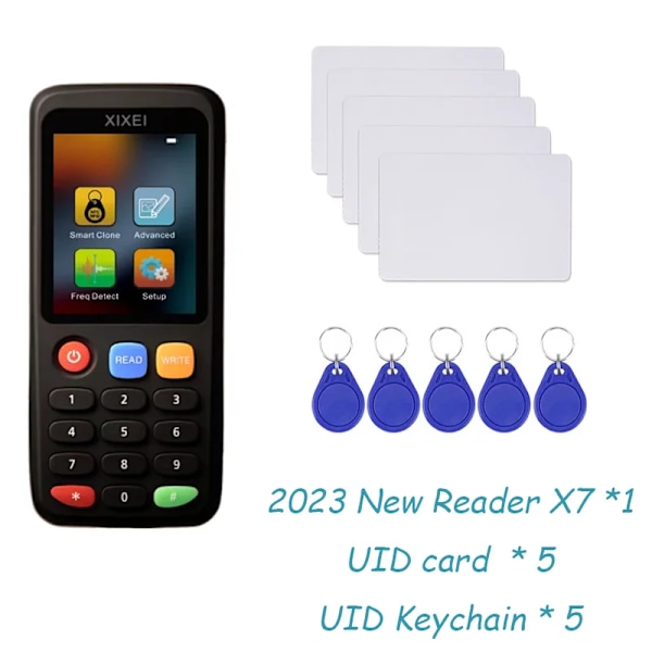 Smart Card Reader RFID Key Clone Copier IC ID Token Copy Duplicator 125Khz Badge Writer