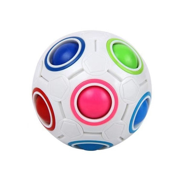 Magic Rubix Kuutio Sateenkaari Pallo Kuutio Speed Jalkapallo Pulma pallo Fidget lelut