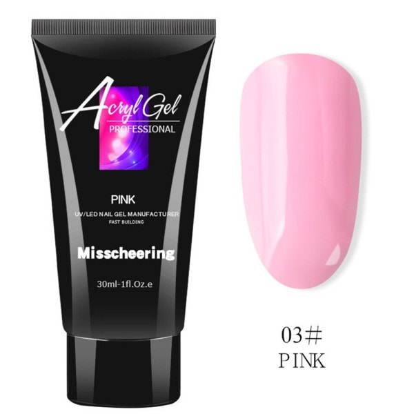 30ml Nail Builder Color Poly Nagel Gel Nagel Akryl Gel Kristall UV LED Builder