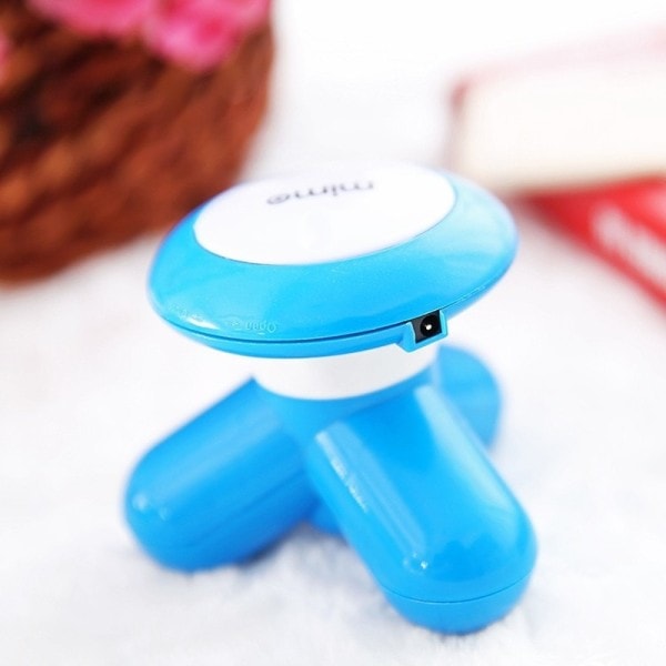 Mini Nakke Massager Multi Funktion Plastic Trekant Form Elektrisk