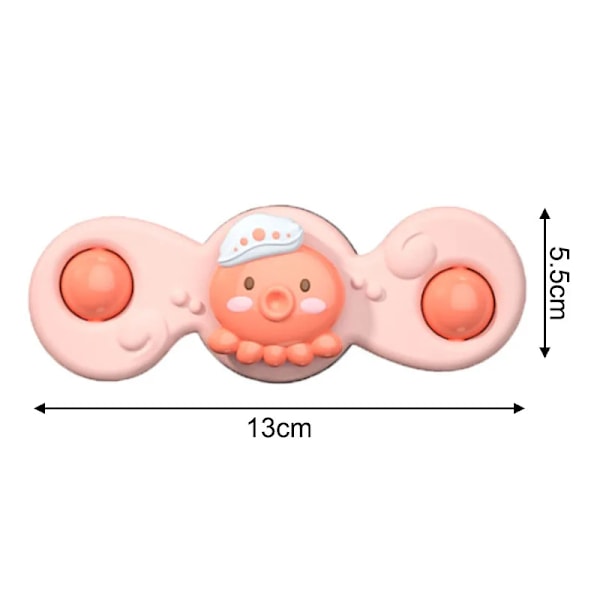 Montessoris Baby Bad Leksaker För Barn Pojkar Bad Vatten Spel Barn Sugkopp Spin Skallror Bringningar