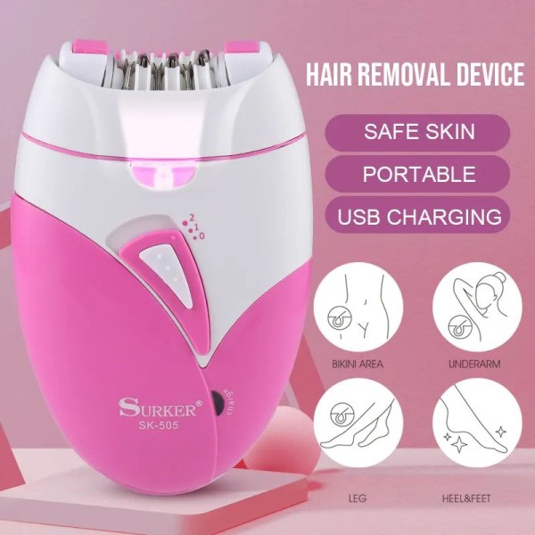 Elektrisk hun epilator til kvinder ansigtsbehandling hel krop hårfjerner