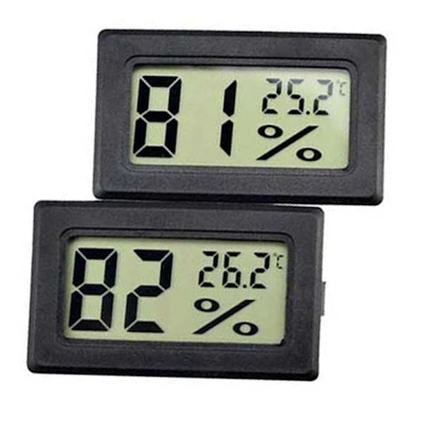 Hög kvalitet 5 Pack Mini Digital Termometer Hygrometer, Inomhus Digital Elektronisk Temperatur Fuktighetsmätare Meter LCD Display
