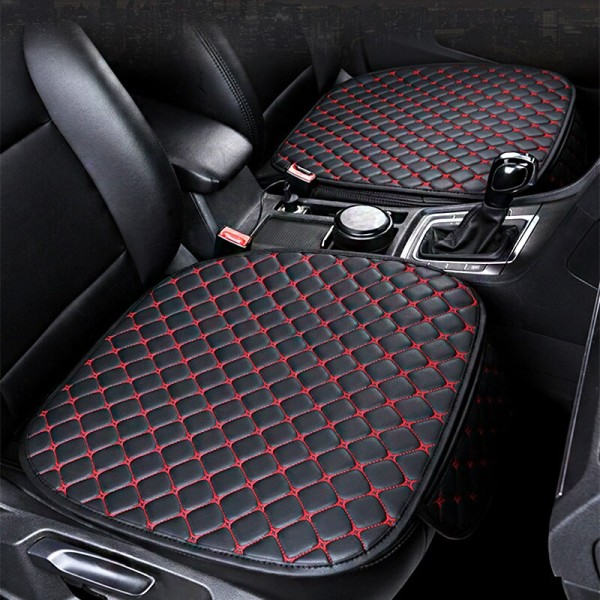 Four Season Anti Slip Bil Säte Klädsel PU Läder Säte kudde Universal Andas Säten Kåpa Protector Pad