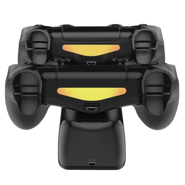 Doble kontrollere lader stasjon rask lading dokk gamepad holder base stativ