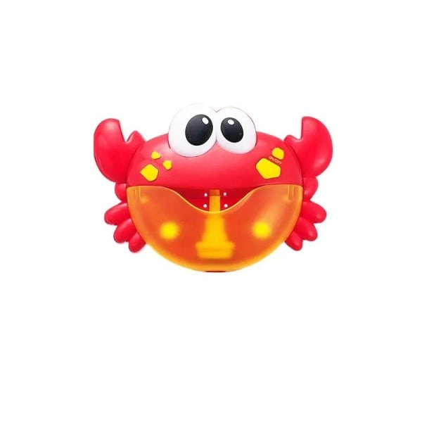 Crabs Bubble Machine Elektrisk Musik Automatisk Tvålmakare Rolig Badkar Leka Vatten Spel Baby Bad leksak