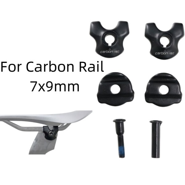 Carbon Rail Cusion Pad Sadel Aluminium Clips