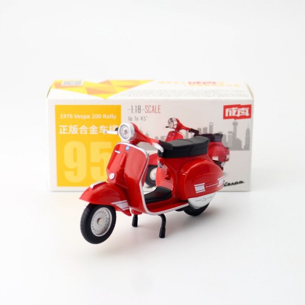 1:18 vaaka 1976 Vespa 200 ralli diecast malli auto