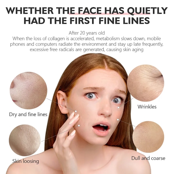Retinol Ansikte Serum Återfuktande Whitening Firming Fade Fine Lines Anti-rynkle Anti-aging Deep Care Essence