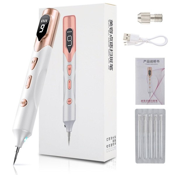 Laser Plasma Pen til hud mærke fjerner fregne sort prik papillom vorter muldvarp bumser tatovering fjernelse laser pen