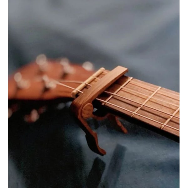 Gitarr capo för 6 strängar stål akustiska och elektriska gitarrer med 4 pickar
