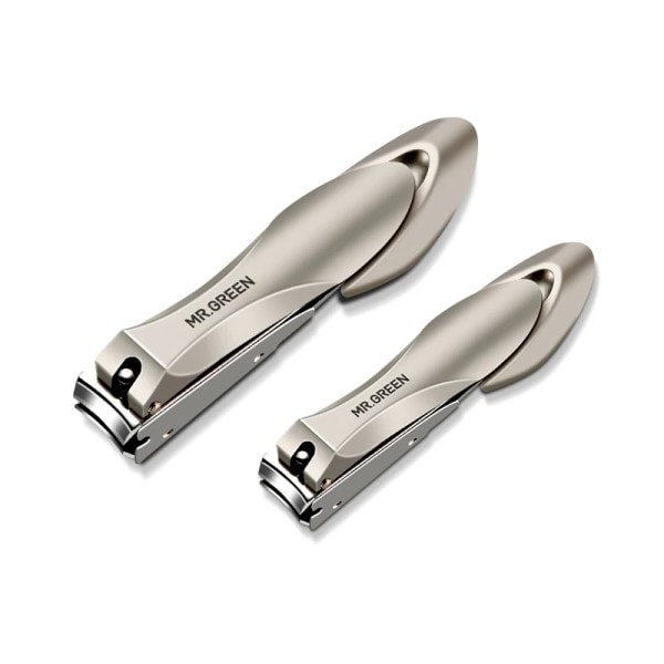 Nagelklippare Rostfritt Stål Anti Stänk Fingernagel Kutter Manikyr Verktyg Bionics Design Nageltrimmer