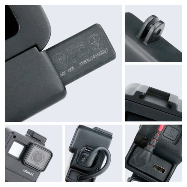 Gopro Kamera Cage Case Frame for Gopro 7 6 5 Action Camera Vlogg Accessories with Cold Shoe