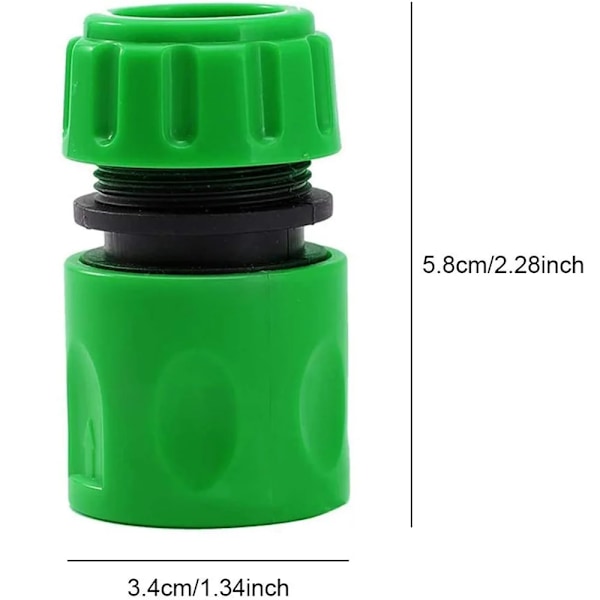 Puutarha kastelu letku ABS pika liitin 1/2” pää kaksois uros letku liitos liitos adapteri jatke sarja letkulle putki putki