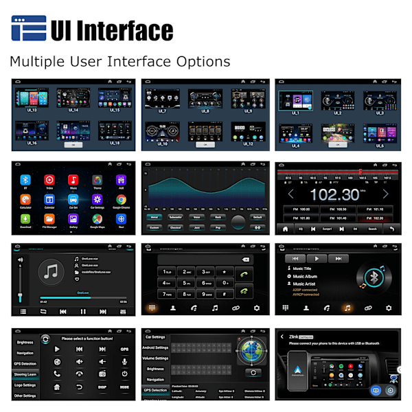 Universal Multimedia Player DSP AM RDS AHD GPS