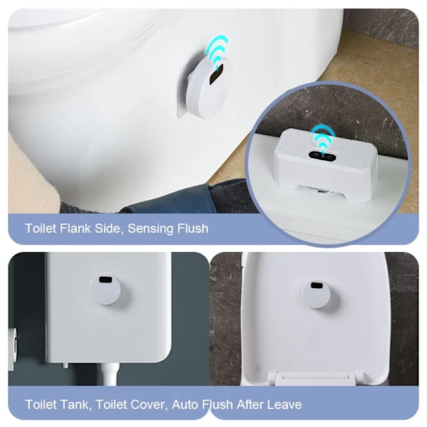 Automaattinen WC huuhtelu painike induktio WC huuhtelu ulkoinen infrapuna huuhtelu Smart Home Kit Smart WC huuhtelu anturi