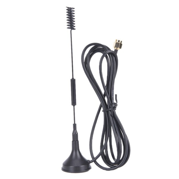 12 dbi 433Mhz antenne halvbølge dipol antenne SMA han med magnetisk base til  radio signal booster