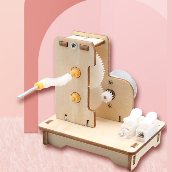 Mini Hånd Generator Gør det selv Videnskab Eksperiment Kit & Uddannelse Model Legetøj