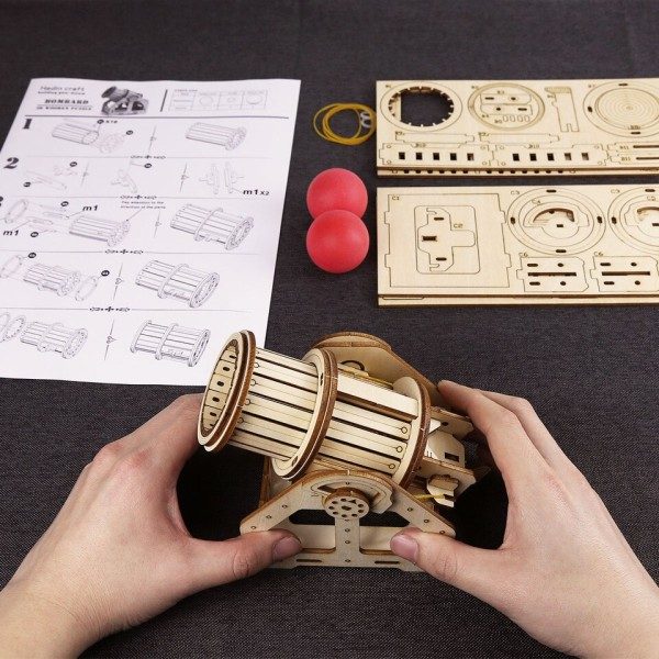 3D Træ Puslespil Legetøj Kit Kreativt Hjerner Teaser Fødselsdag For børn