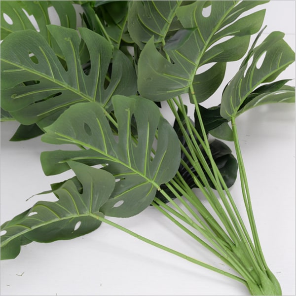 Stor skilpadde rygg blader kunstige planter bryllup diy hjem stue rom kontor hotell  fest kontor dekorasjon
